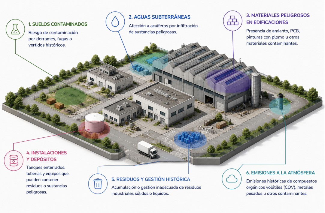 riesgos ambientales deben analizarse antes de transformar un activo industrial